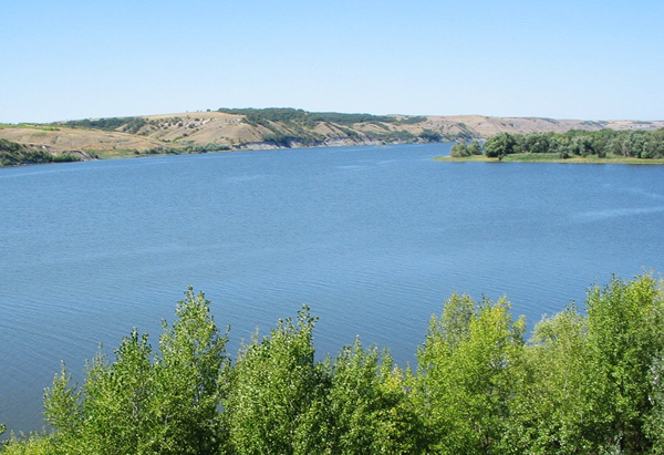 река Дон в районе Калача-на-Дону