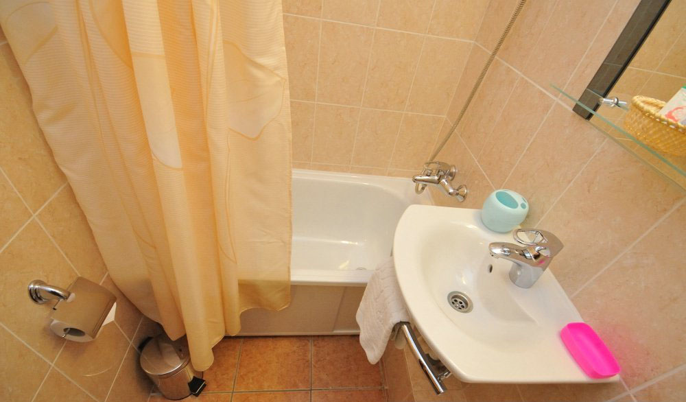 Ванная в стандартном номере гостиница Волго-Дон